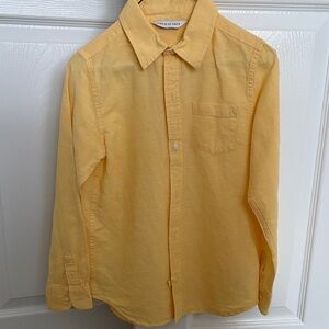 Janie and Jack Yellow Button-Down Shirt